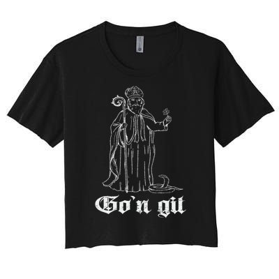 Funny Gon Git St Patrick Women's Crop Top Tee