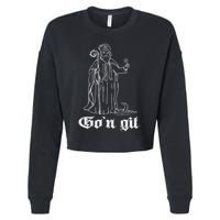 Funny Gon Git St Patrick Cropped Pullover Crew