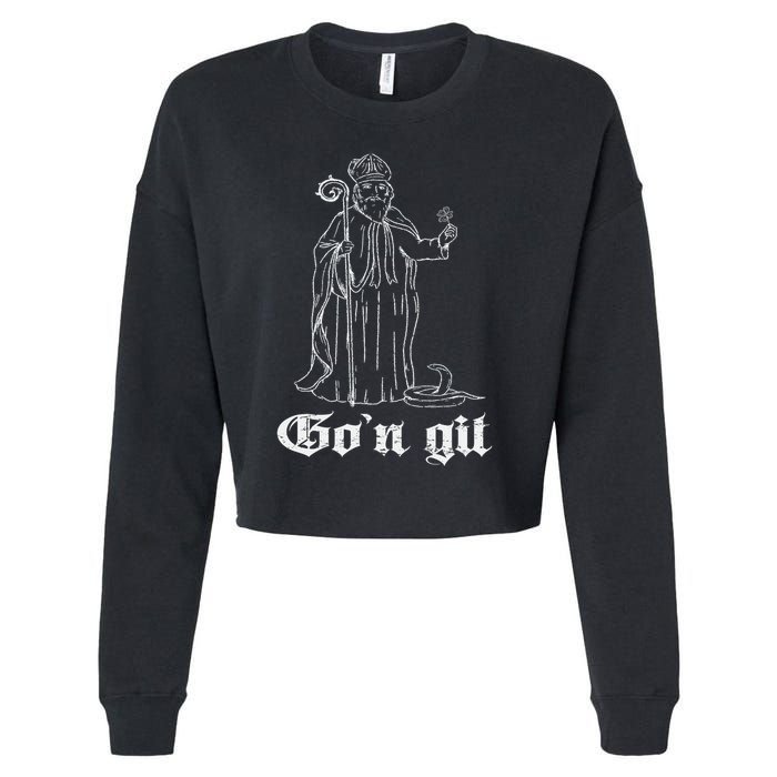 Funny Gon Git St Patrick Cropped Pullover Crew