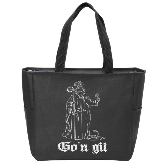 Funny Gon Git St Patrick Zip Tote Bag