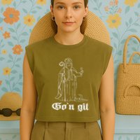 Funny Gon Git St Patrick Garment-Dyed Women's Muscle Tee