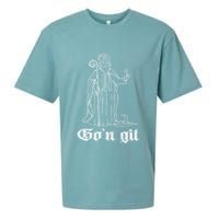 Funny Gon Git St Patrick Sueded Cloud Jersey T-Shirt