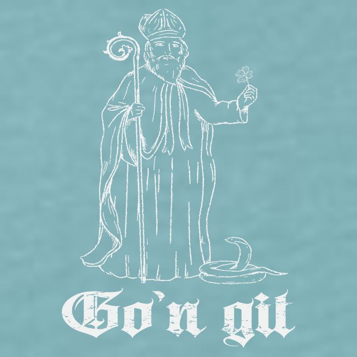 Funny Gon Git St Patrick Sueded Cloud Jersey T-Shirt
