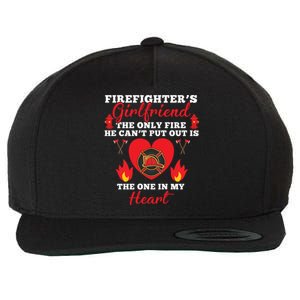 Fire Great Gift Firefighters Friend Heart Tees Gift Wool Snapback Cap