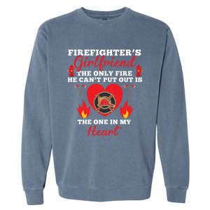 Fire Great Gift Firefighters Friend Heart Tees Gift Garment-Dyed Sweatshirt