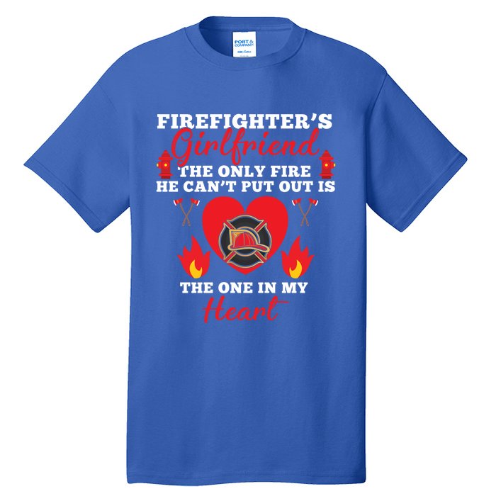 Fire Great Gift Firefighters Friend Heart Tees Gift Tall T-Shirt