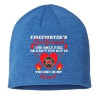 Fire Great Gift Firefighters Friend Heart Tees Gift Sustainable Beanie