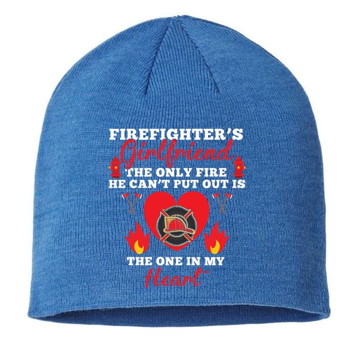 Fire Great Gift Firefighters Friend Heart Tees Gift Sustainable Beanie