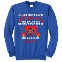 Fire Great Gift Firefighters Friend Heart Tees Gift Tall Sweatshirt