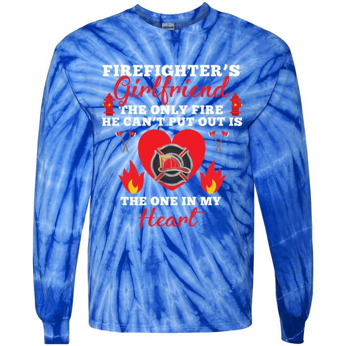 Fire Great Gift Firefighters Friend Heart Tees Gift Tie-Dye Long Sleeve Shirt