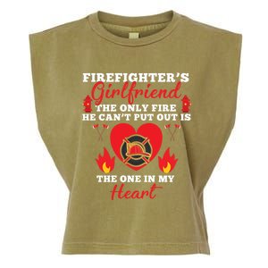 Fire Great Gift Firefighters Friend Heart Tees Gift Garment-Dyed Women's Muscle Tee