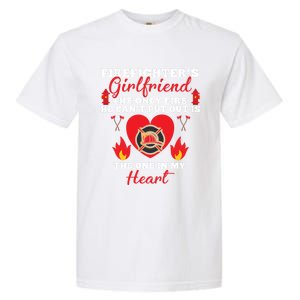 Fire Great Gift Firefighters Friend Heart Tees Gift Garment-Dyed Heavyweight T-Shirt