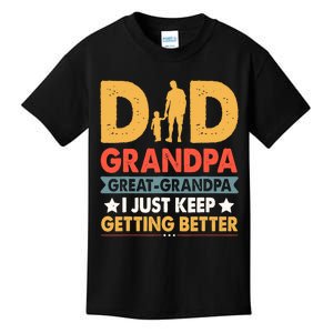 Funny Great Grandpa For Fathers Day Dad From Son Daughter Kids T-Shirt