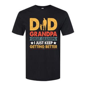 Funny Great Grandpa For Fathers Day Dad From Son Daughter Softstyle CVC T-Shirt