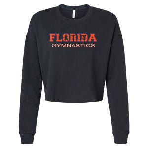 Florida Gymnastics Girls Tumbling Gear Gymnast Aerobic Dance Cropped Pullover Crew