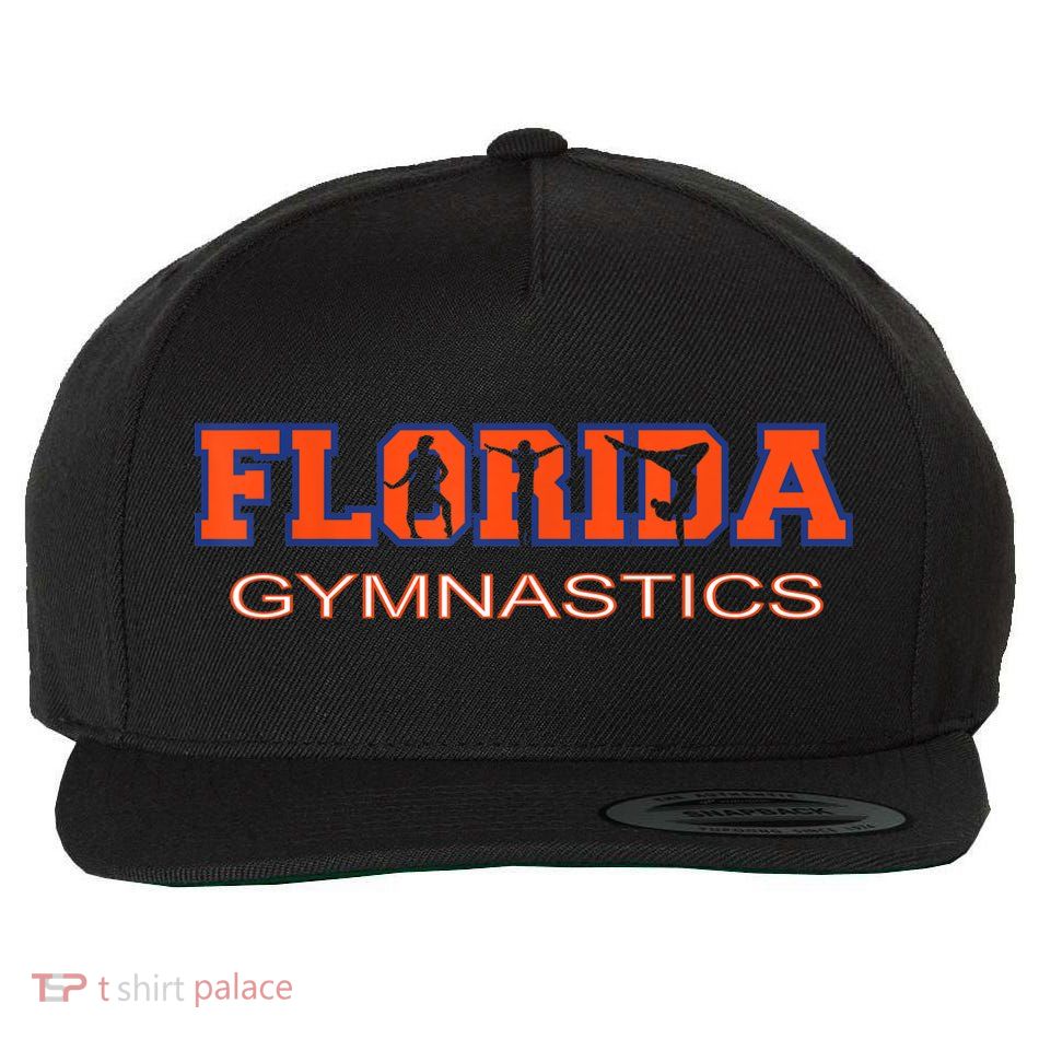 Florida Gymnastics Girls Tumbling Gear Gymnast Aerobic Dance Wool Snapback Cap