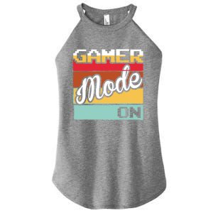 Funny Gaming Gamer Mode On Gamer Video Games Gift Women's Perfect Tri Rocker Tank