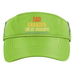 Funny Great Grandpa For Fathers Day Adult Drive Performance Visor