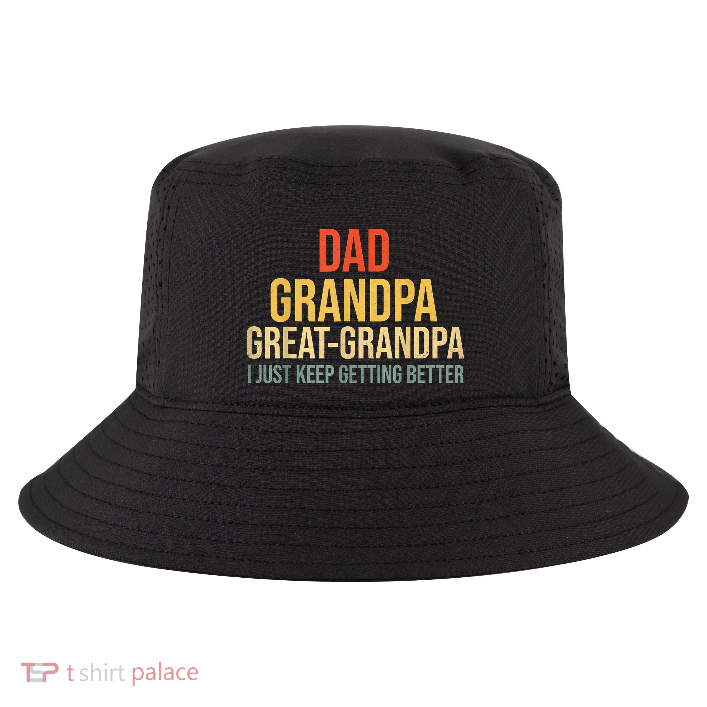 Funny Great Grandpa For Fathers Day Cool Comfort Performance Bucket Hat