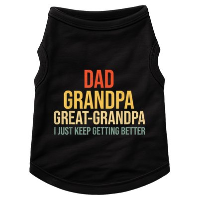 Funny Great Grandpa For Fathers Day Doggie Tank