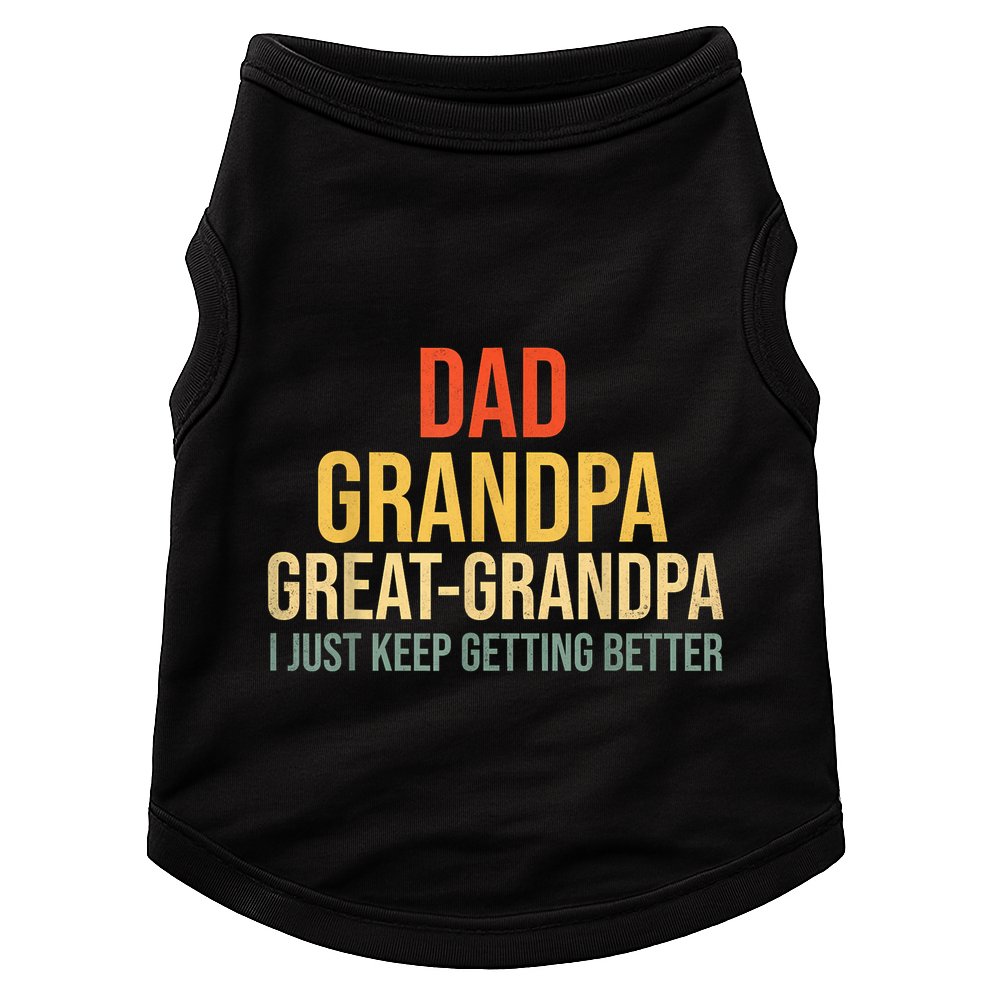 Funny Great Grandpa For Fathers Day Doggie Tank