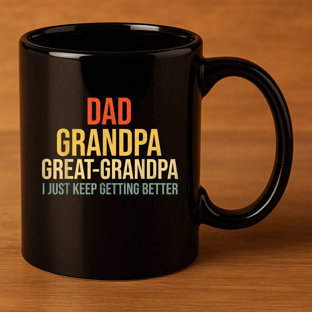 Funny Great Grandpa For Fathers Day 11oz C Handle Ceramic Mug