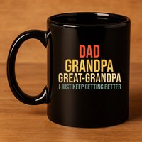 Funny Great Grandpa For Fathers Day 11oz C Handle Ceramic Mug