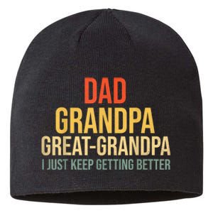 Funny Great Grandpa For Fathers Day Sustainable Beanie