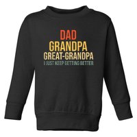 Funny Great Grandpa For Fathers Day Toddler Sweatshirt