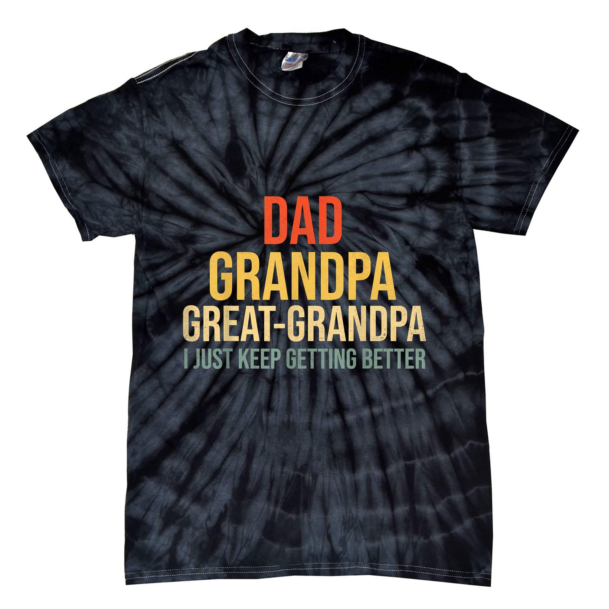 Funny Great Grandpa For Fathers Day Tie-Dye T-Shirt