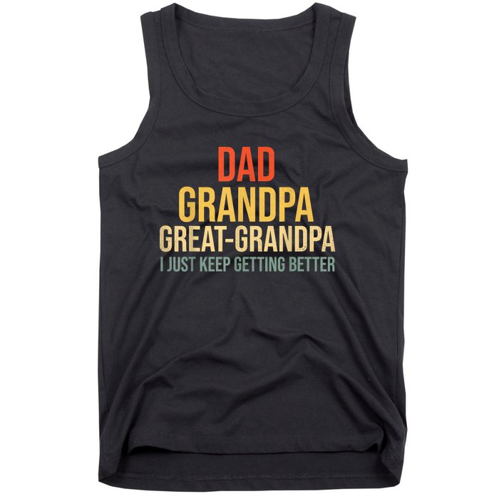 Funny Great Grandpa For Fathers Day Tank Top