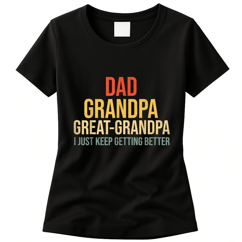 Funny Great Grandpa For Fathers Day Womens T-Shirt