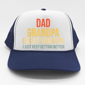 Funny Great Grandpa For Fathers Day Trucker Hat