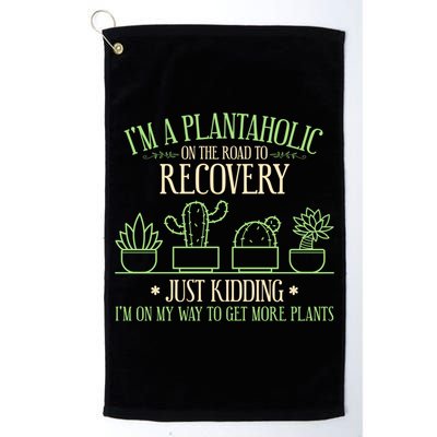 Funny Gardening Gardener Plants Lover Quote Gift Golf Towel