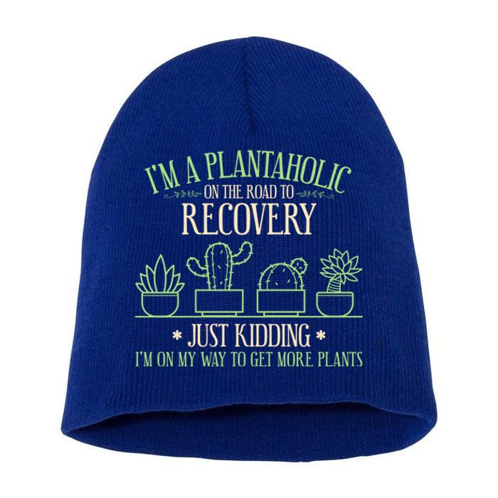 Funny Gardening Gardener Plants Lover Quote Gift Short Acrylic Beanie