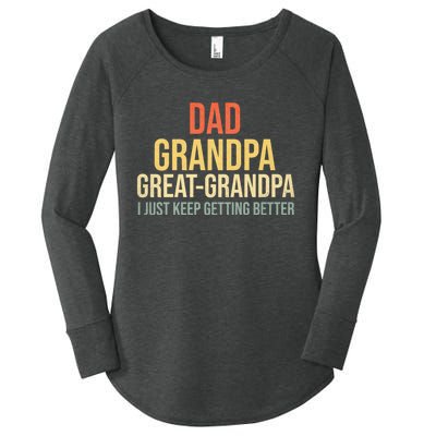 Funny Great Grandpa For Fathers Day Women's Perfect Tri Tunic Long Sleeve Shirt