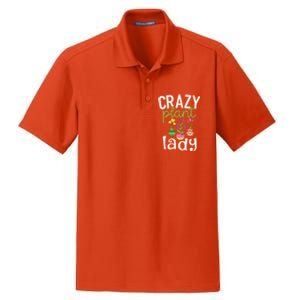 Funny Gardening Gift Crazy Plant Lady Gift Dry Zone Grid Polo