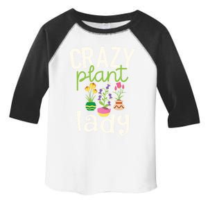 Funny Gardening Gift Crazy Plant Lady Gift Toddler Fine Jersey T-Shirt