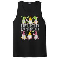 Funny Garden Gnome I Just Freaking Love Gnomes PosiCharge Competitor Tank