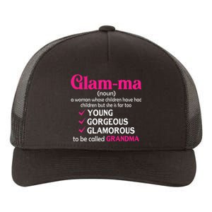 Funny Glamma Grandma Cute Mommy Mama Mother's Day Yupoong Adult 5-Panel Trucker Hat