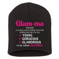 Funny Glamma Grandma Cute Mommy Mama Mother's Day Short Acrylic Beanie