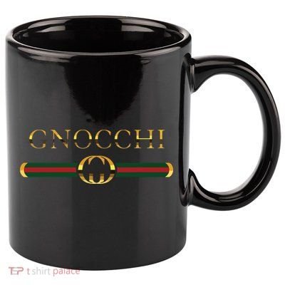 Funny Graphic Gnocchi Italian Pasta Novelty Gift Food 11oz C Handle Ceramic Mug