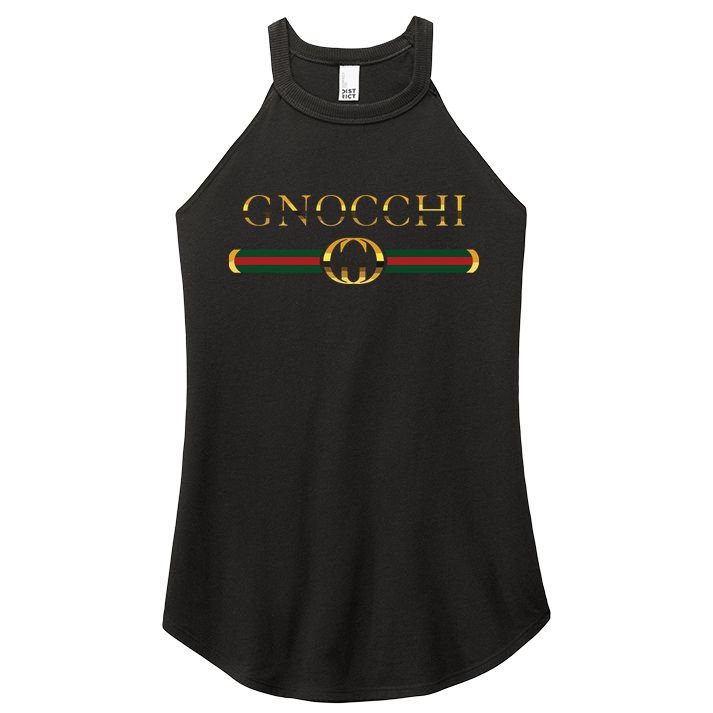 Funny Graphic Gnocchi Italian Pasta Novelty Gift Food Women's Perfect Tri Rocker Tank
