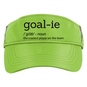 Funny Goalie Goalkeeper Definition Soccer Hockey Player Gift Funny Gift Adult Drive Performance Visor