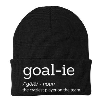 Funny Goalie Goalkeeper Definition Soccer Hockey Player Gift Funny Gift Beanie