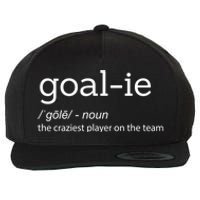 Funny Goalie Goalkeeper Definition Soccer Hockey Player Gift Funny Gift Wool Snapback Cap