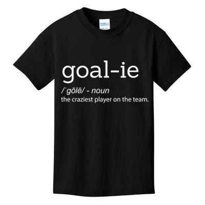 Funny Goalie Goalkeeper Definition Soccer Hockey Player Gift Funny Gift Kids T-Shirt