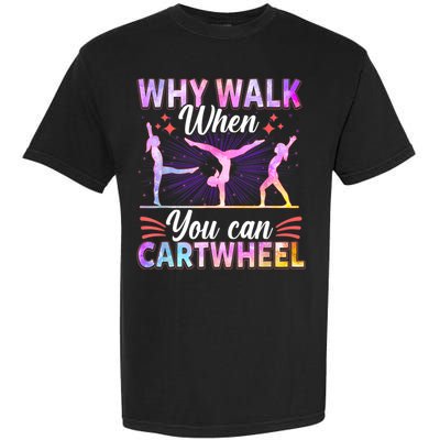 Funny Gymnastics Gymnast Gift For Girls Women Cool Cartwheel Gift Garment-Dyed Heavyweight T-Shirt