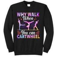 Funny Gymnastics Gymnast Gift For Girls Women Cool Cartwheel Gift Sweatshirt