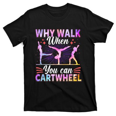 Funny Gymnastics Gymnast Gift For Girls Women Cool Cartwheel Gift T-Shirt